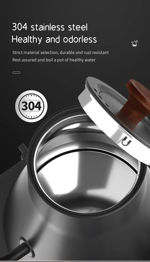 Steep & Pour Kettle — Temperature-Controlled Gooseneck for Tea & Pour-Over