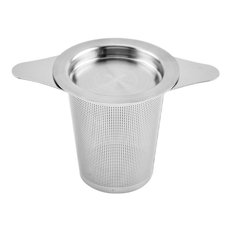 The Steep Basket — Stainless Steel Loose-Leaf Tea Infuser with Drip-Tray Lid